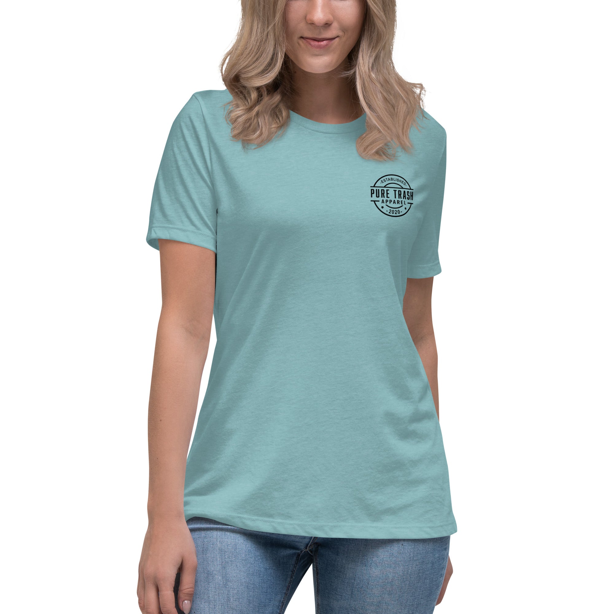 Pure Trash Collection Established maglietta donna cotone relaxed