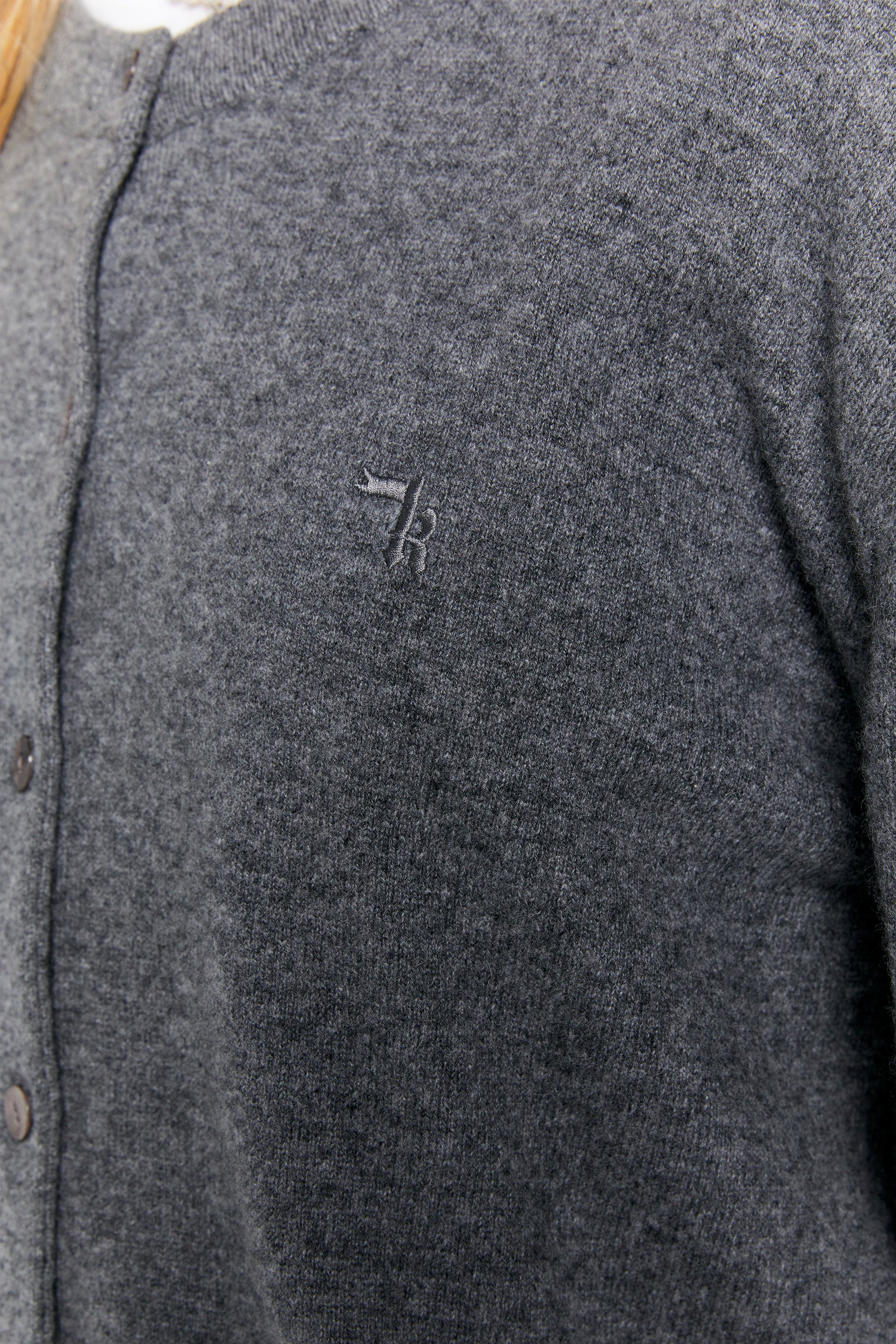 Karen Walker Posy Cashmere K Cardigan cardigan grigio