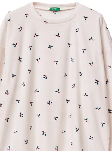 Benetton Maglieria 312W3M07W Maglione Donna XXS Ciniglia