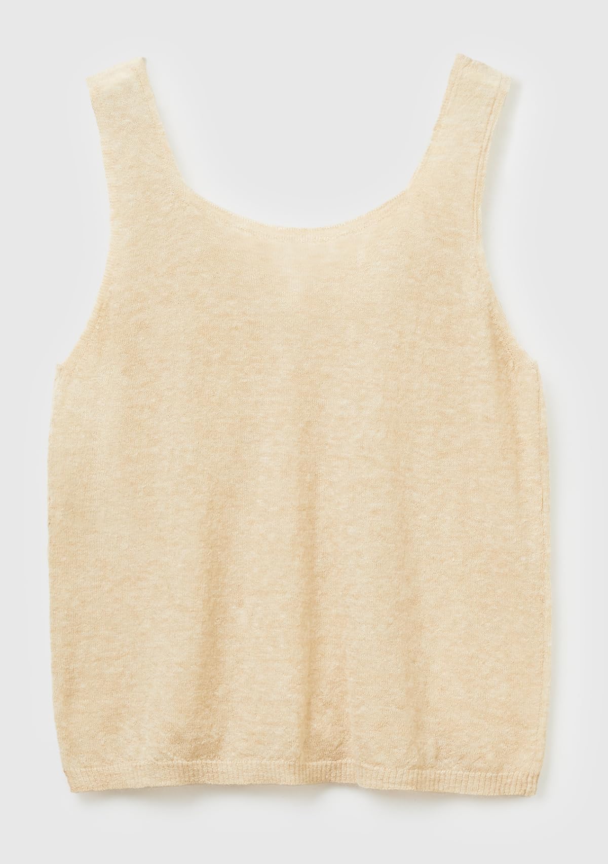 Benetton Intimo 109pdh01f canotta donna beige reversibile