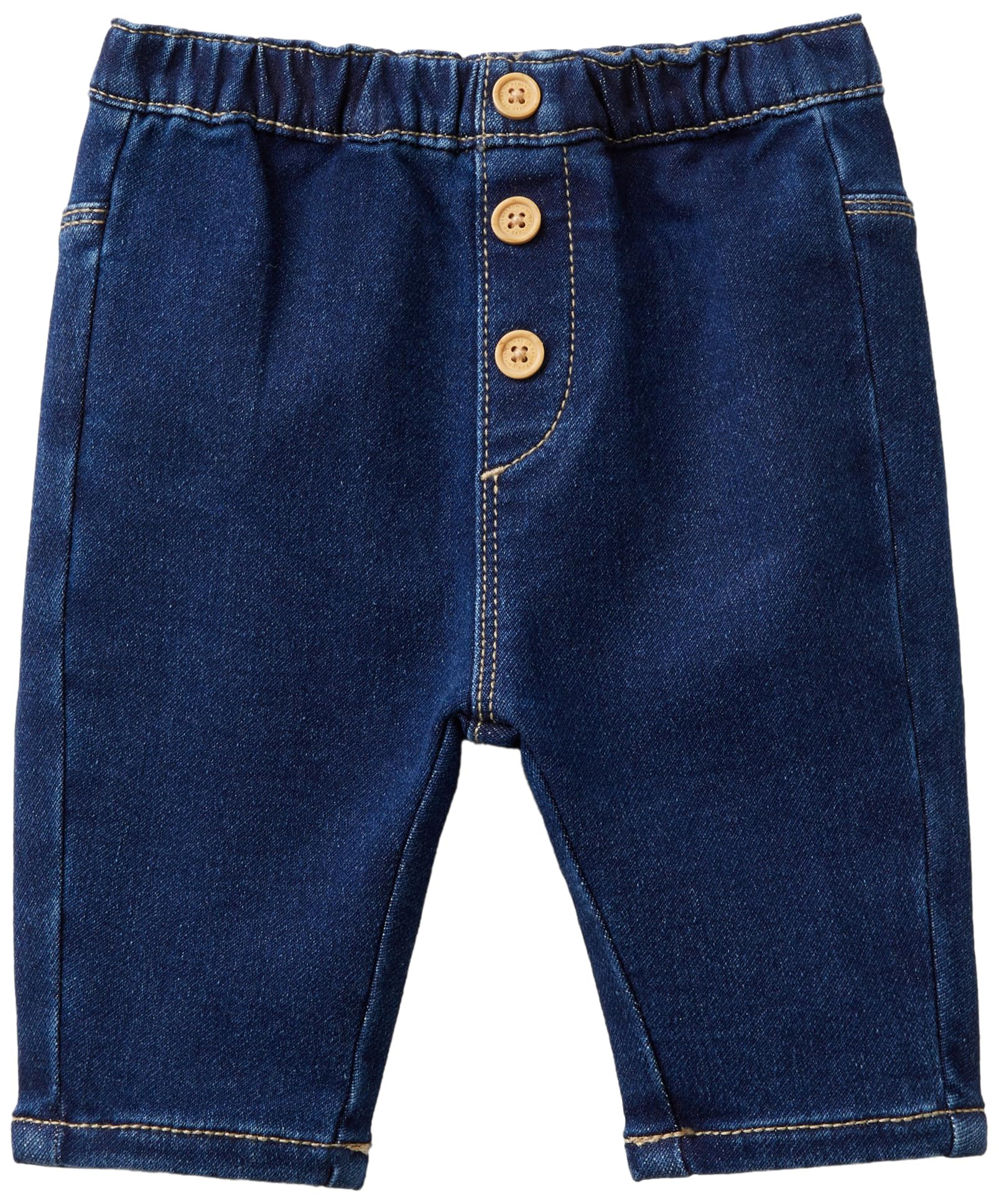 Benetton 44LGAF014 Pantalone Denim Felpa Taglia 56