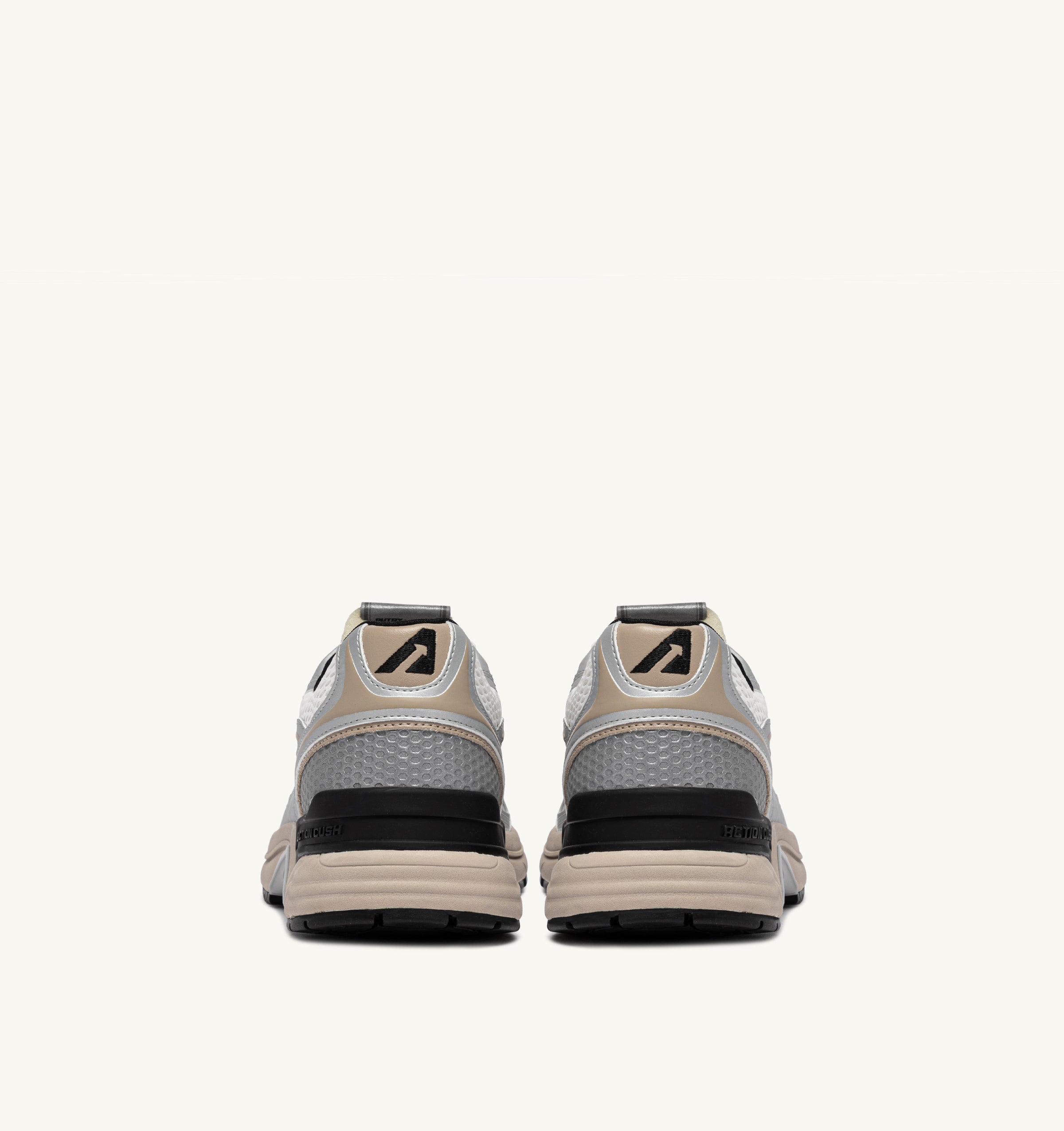 Autry Hyperway Low HYLM sneakers uomo Silver pelle mesh