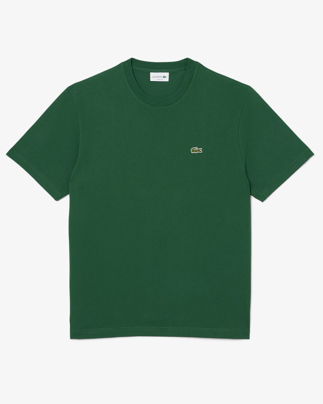 Lacoste TH7318 t-shirt uomo verde cotone