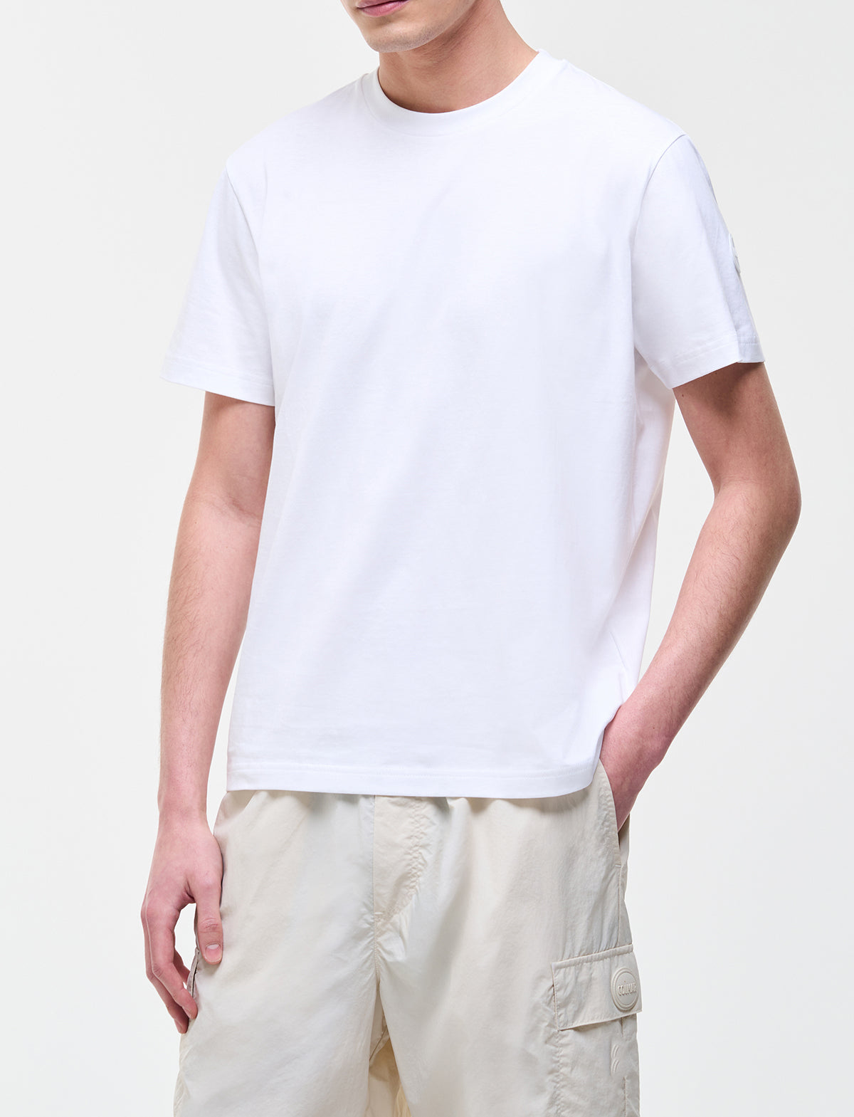 Colmar 7529 t-shirt uomo bianco cotone