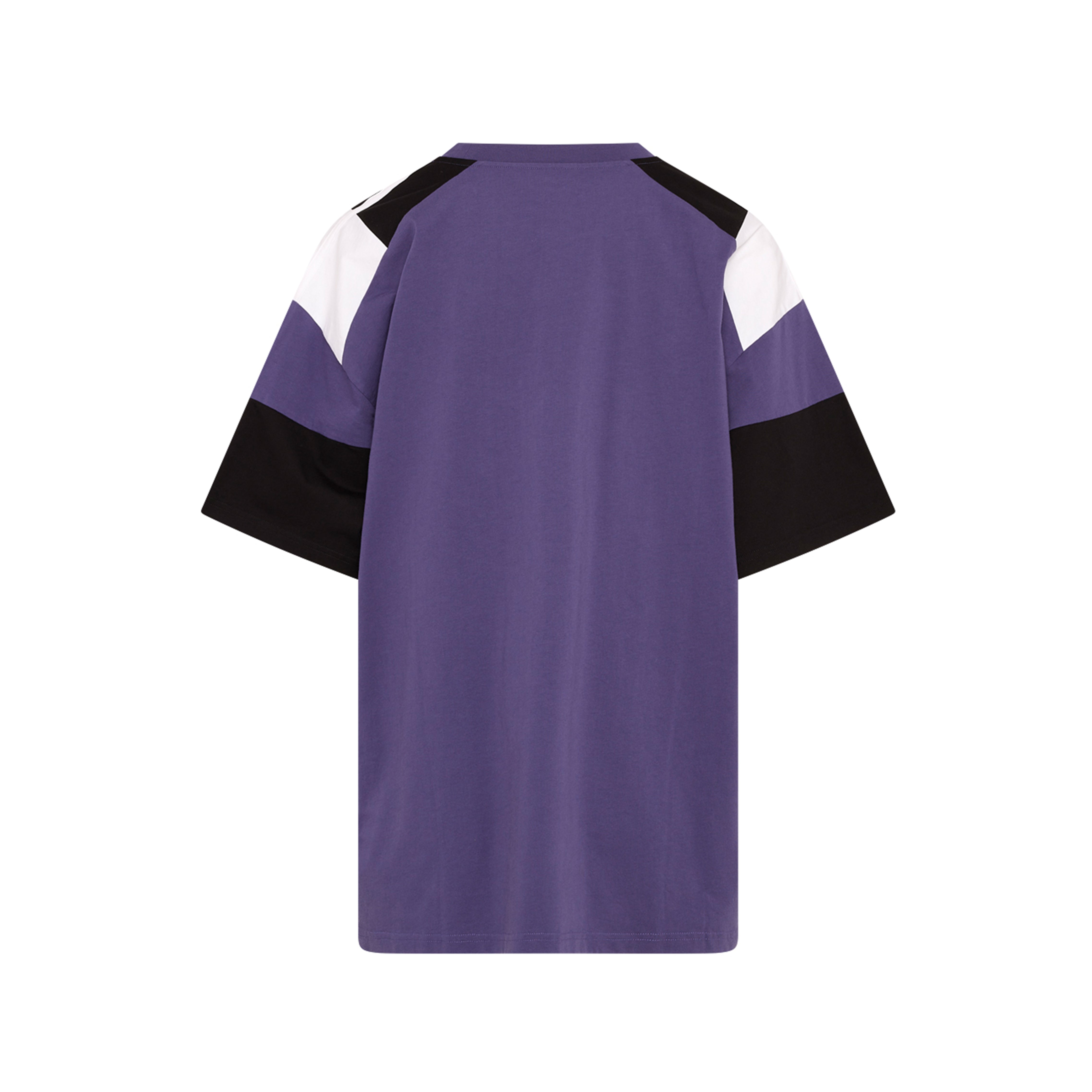 Martine Rose Oversized Panelled T-Shirt maglietta purple cotone