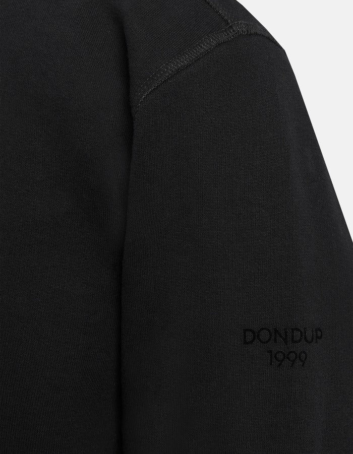 Dondup UF775 KF0254U felpa cotone nero uomo S