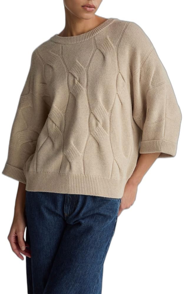 Benetton Maglieria 10K1D10FE Maglione Donna S Losanghe