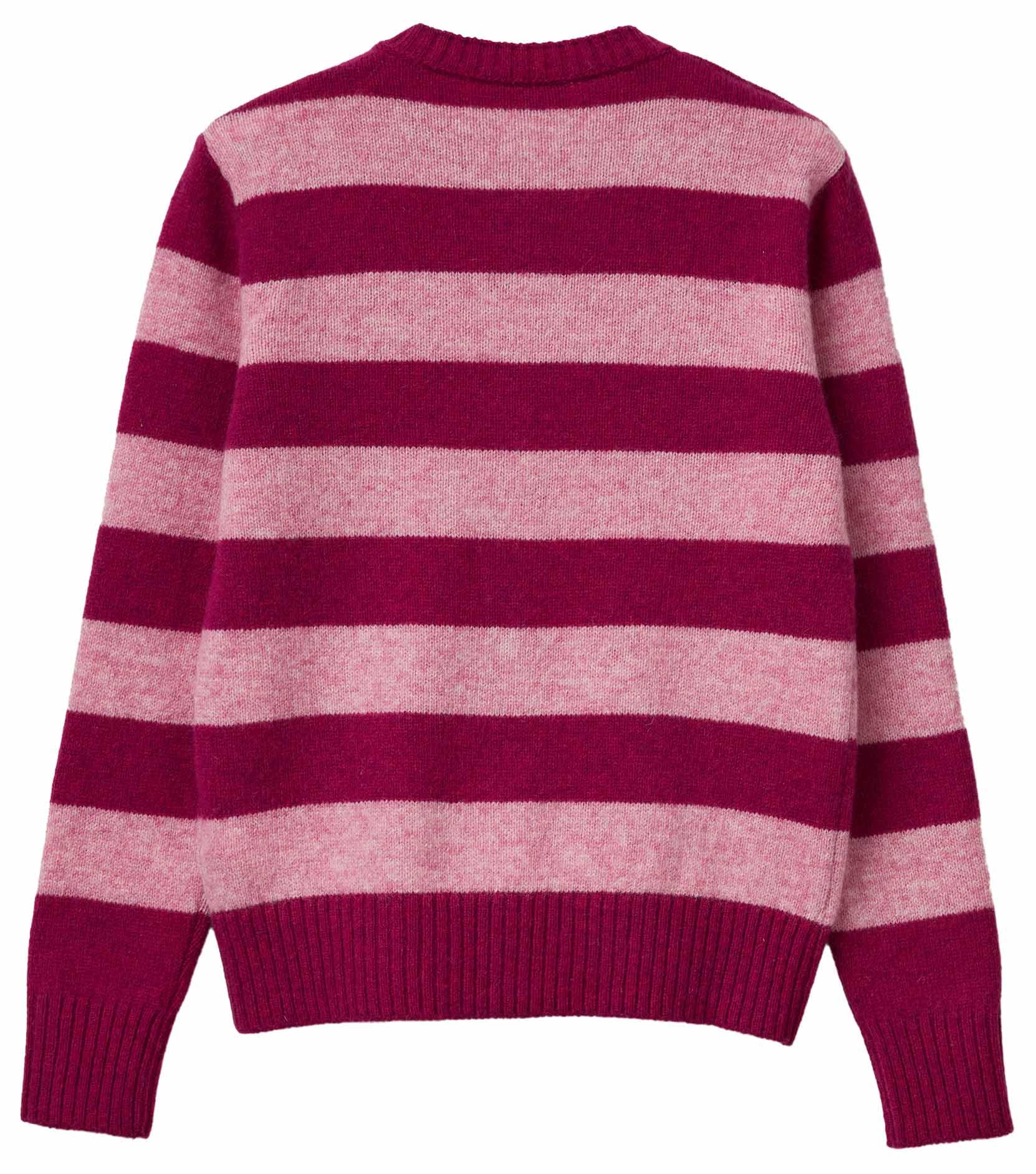 Benetton 103me5014 cardigan donna viola righe