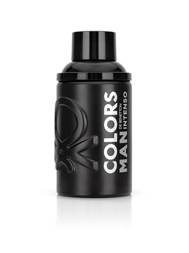 Benetton Colors Black Intenso profumo uomo 100 ml legnoso