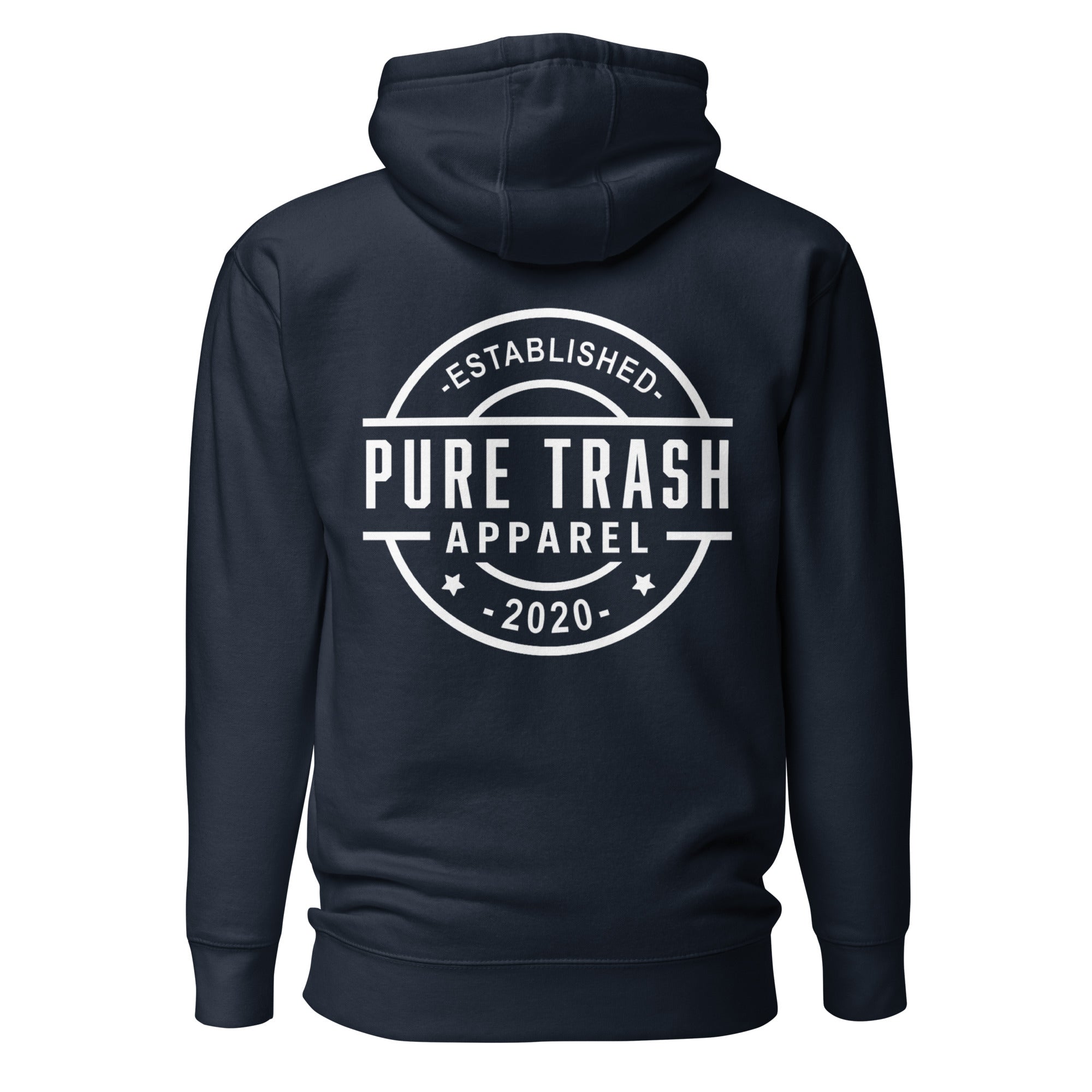 Pure Trash Established felpa unisex cappuccio