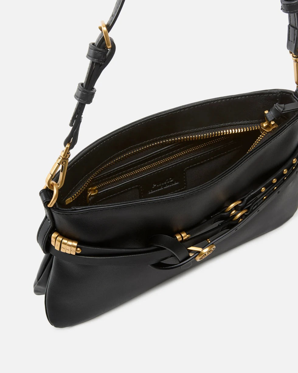 Pinko Belt Bag Mini 106177 A0QO borsa nero pelle