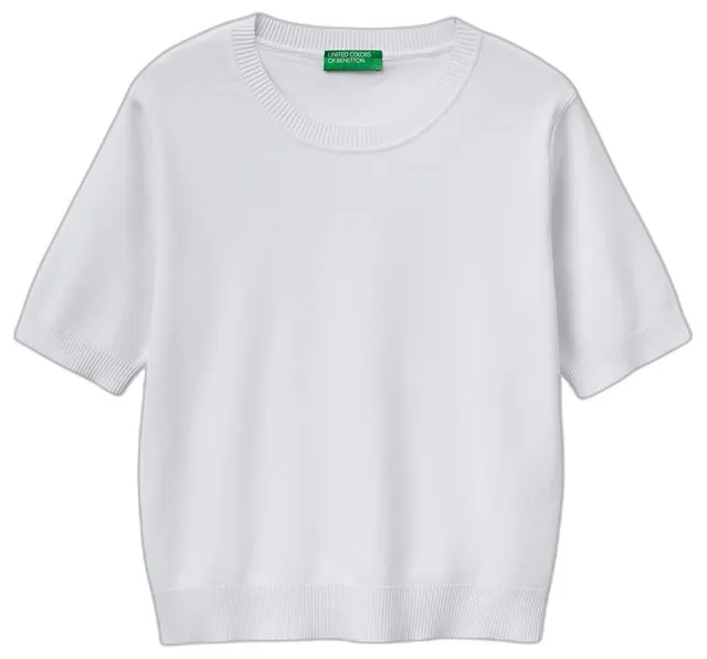 Benetton T-shirt e Polo T-shirt donna rosa regular
