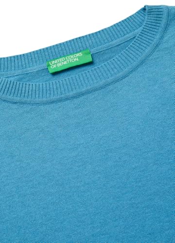 Benetton Maglieria Maglione Donna girocollo boxy costa
