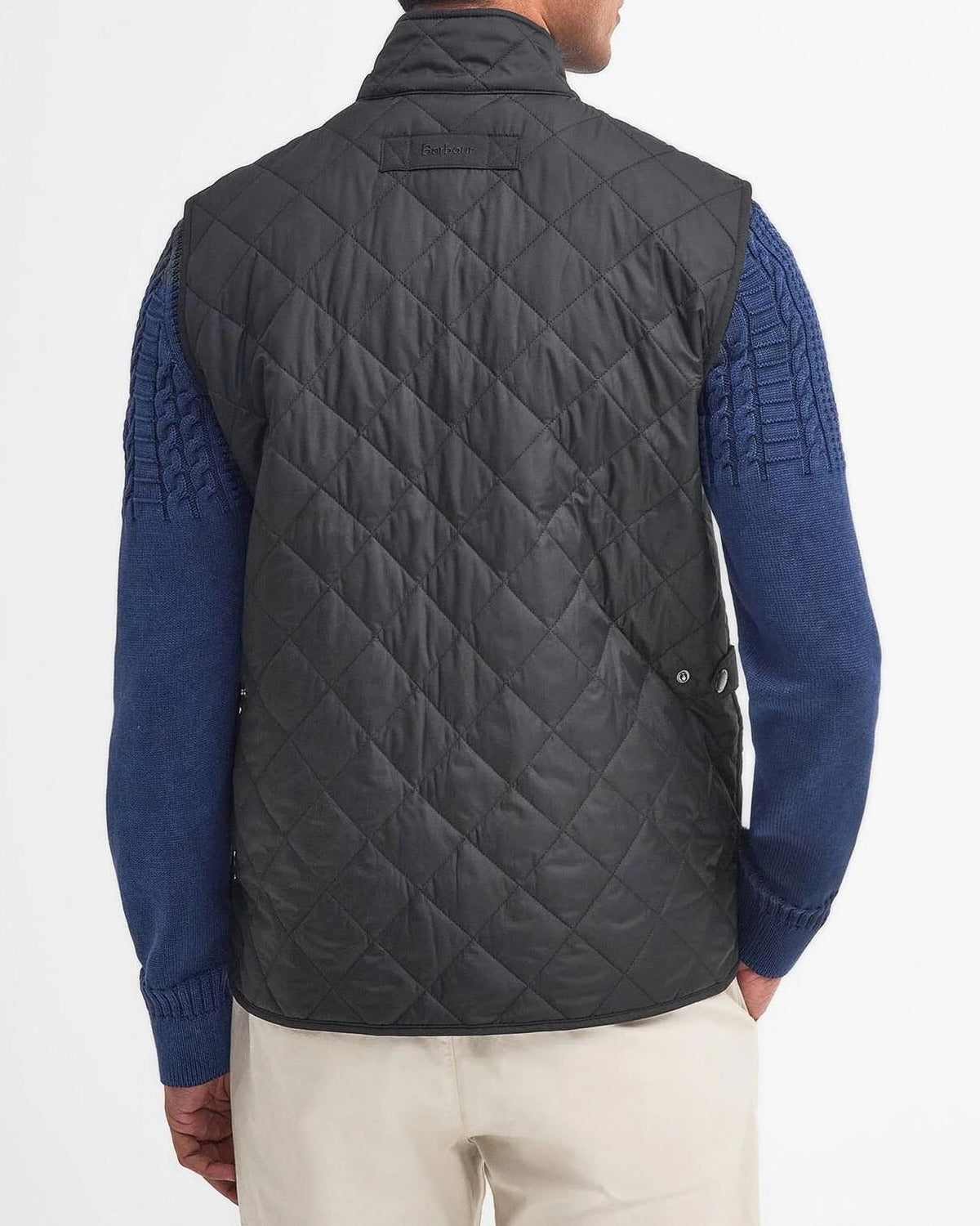 Barbour New Lowerdale MGI0245 gilet uomo nero trapuntato