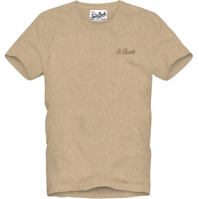 MC2 Saint Barth Gary 01164L T-Shirt Cotone Beige Uomo