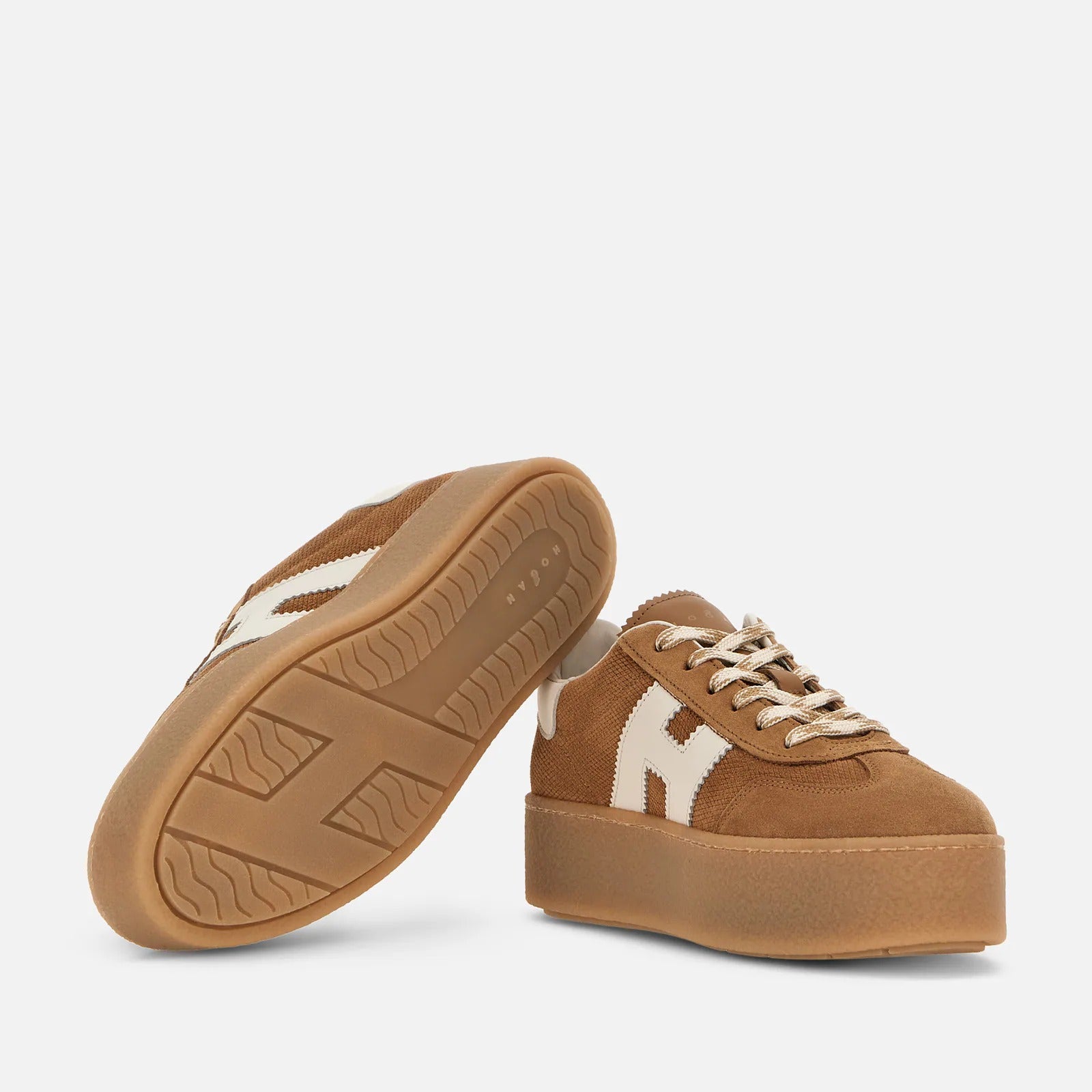 HOGAN Cool HXW6980FB60UX Sneaker Donna Marrone Scamosciata