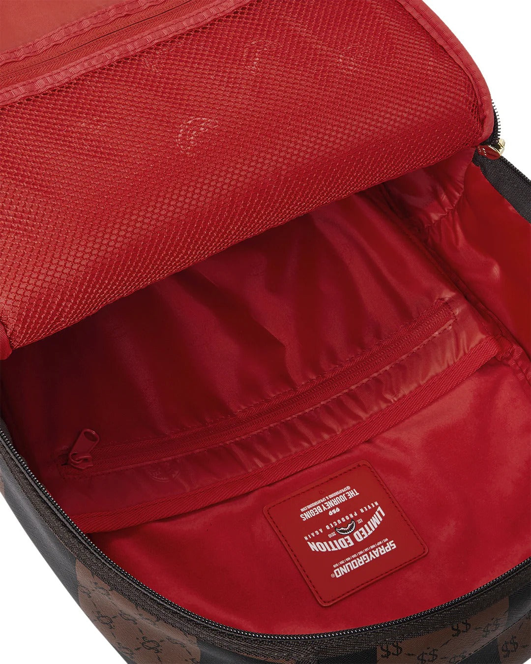 Sprayground Enlarged Check Paris 910B6263NSZ zaino marrone PVC