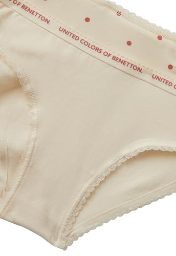 Benetton Slip Bambina 18 Mesi Bi-Pack Cotone Allover