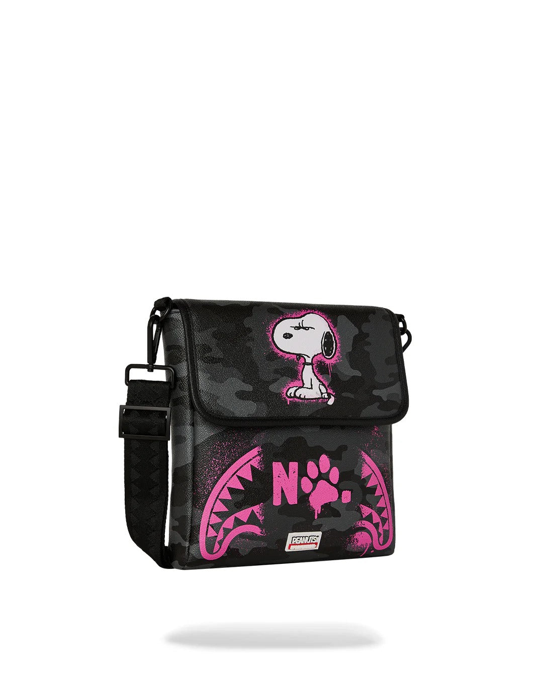 Sprayground 910B9000NSZ tracolla Snoopy Pink nero rosa