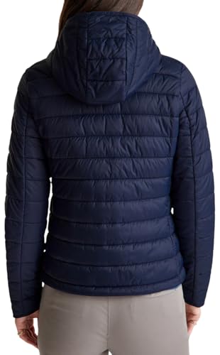 Benetton Giubbotto Micropiuma Nylon con Cappuccio Imbottitura 100g