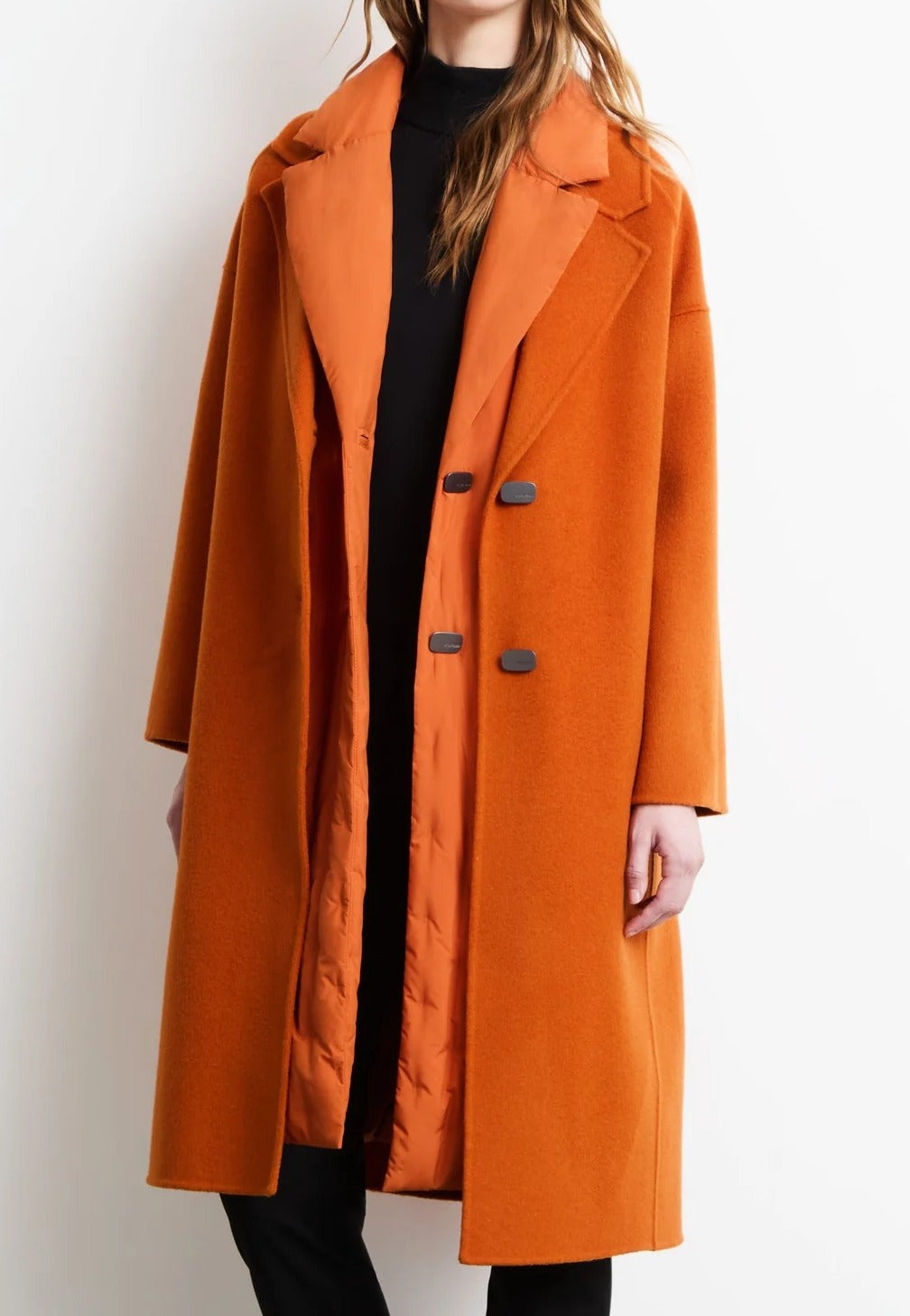 RRD Big Duck Over W26591 cappotto donna Orange piuma