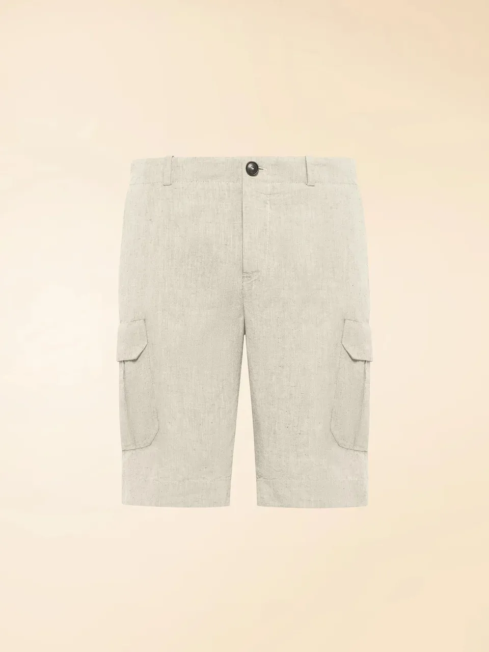 RRD Lynco Cargo 26341 bermuda lino cotone white sand regular
