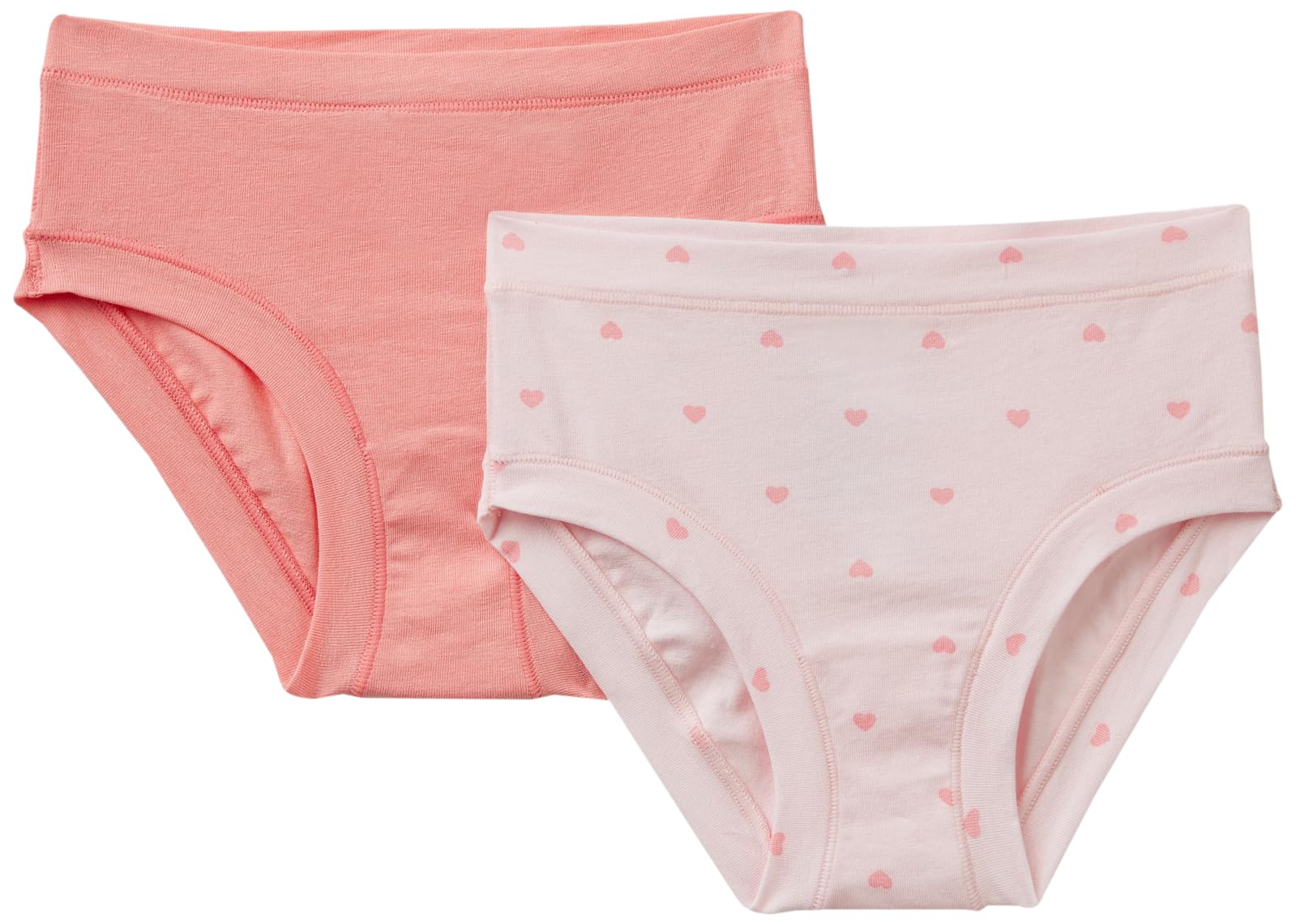 Benetton 3k0a0s01y Set 2 Slip Bambina Cotone Organico 160