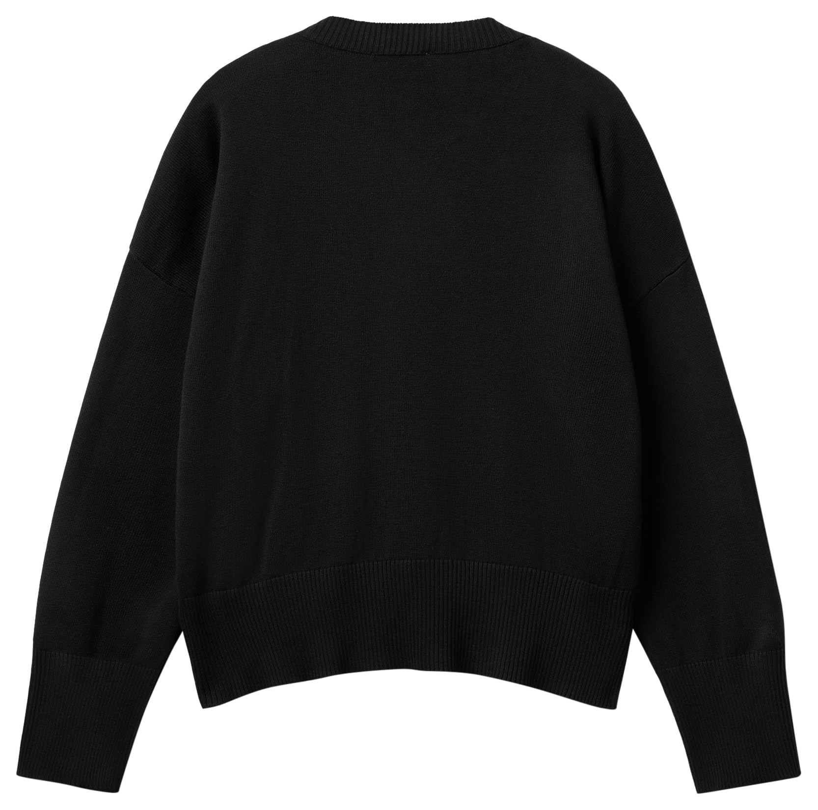 Benetton Maglieria maglione donna girocollo boxy quotidiano