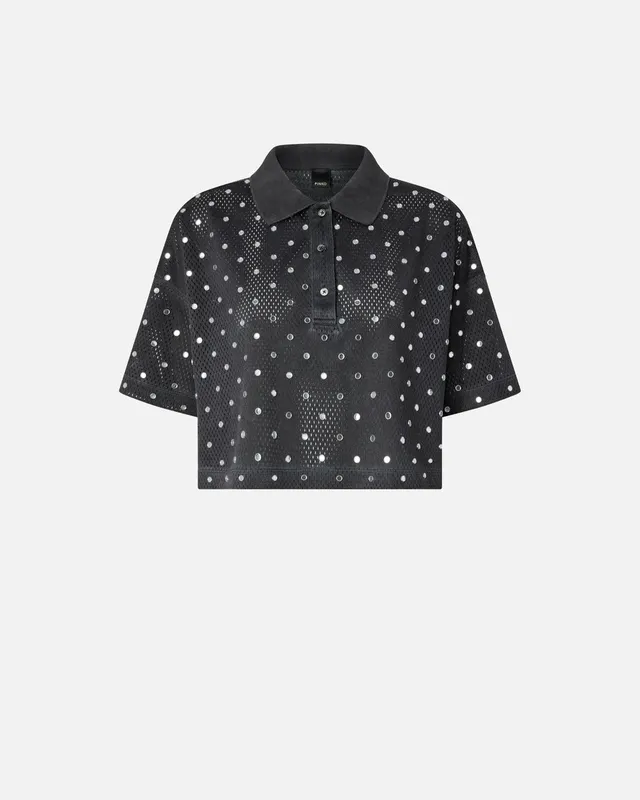 Pinko Erve 106855 polo donna grigia