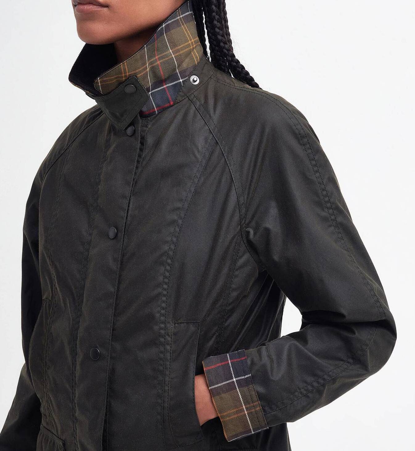 Barbour Classic Beadnell LWX0668 giacca cerata olive