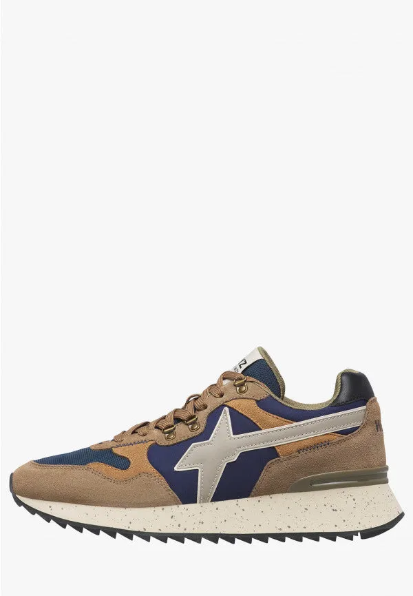 W6YZ Yak-M 2015185 sneakers marrone navy suede