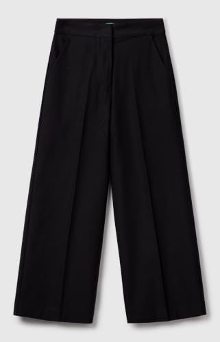 Benetton 42a8df08r pantaloni donna taglia 42 cotone cropped