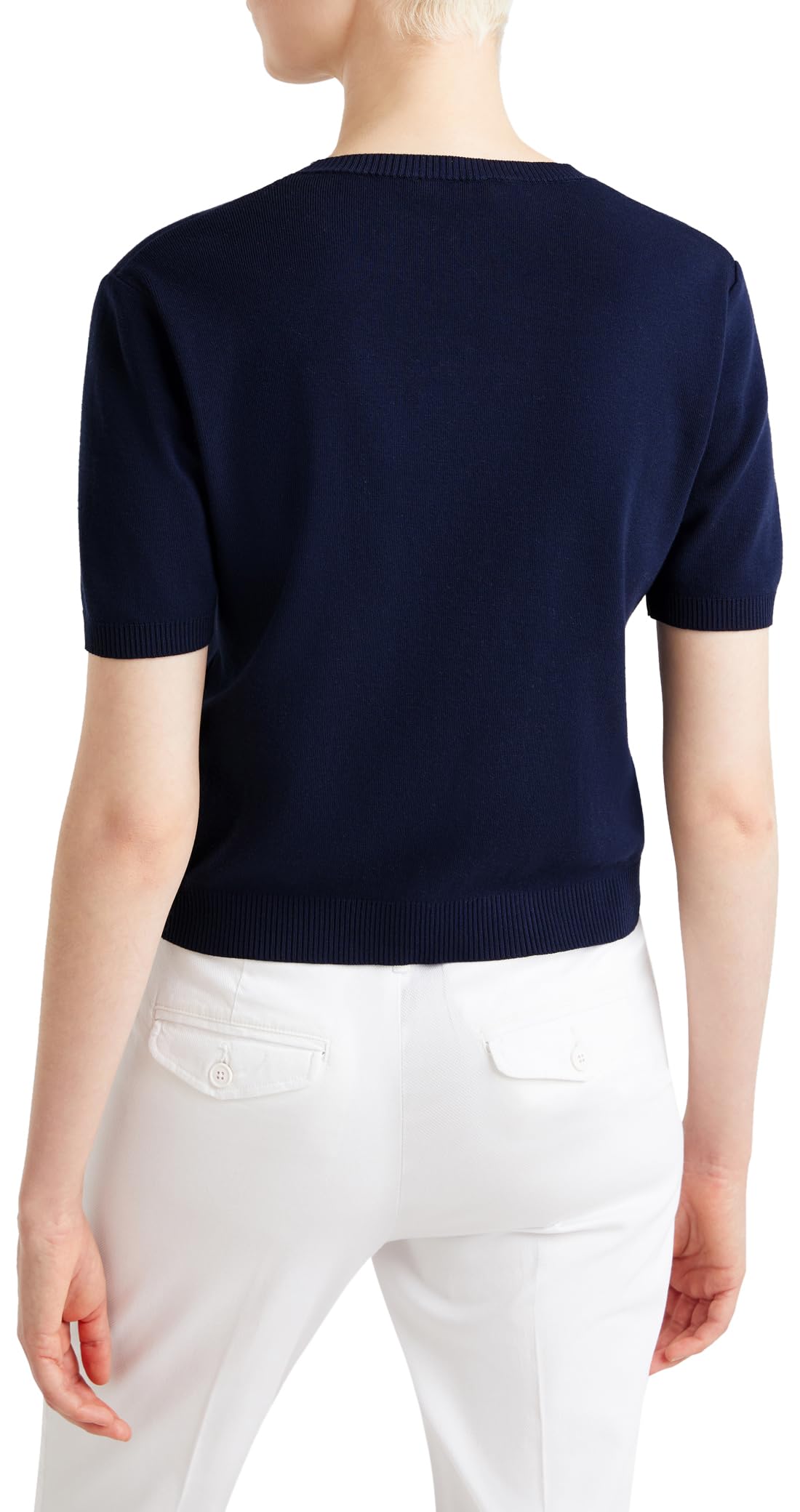 Benetton Maglia 1091d10d5 Maglione Donna Manica Corta