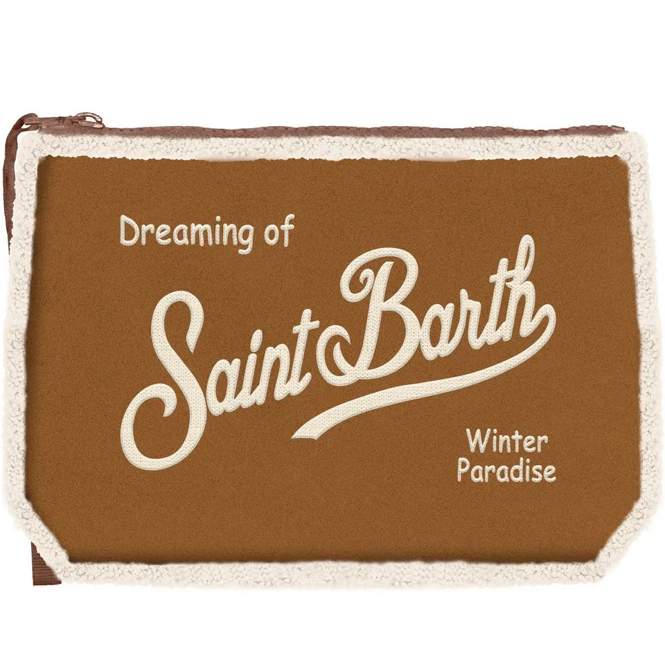 MC2 Saint Barth Aline pochette Marrone Panna shearling