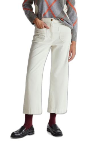 Benetton 494bde02i Pantaloni Donna 40 velluto millerighe