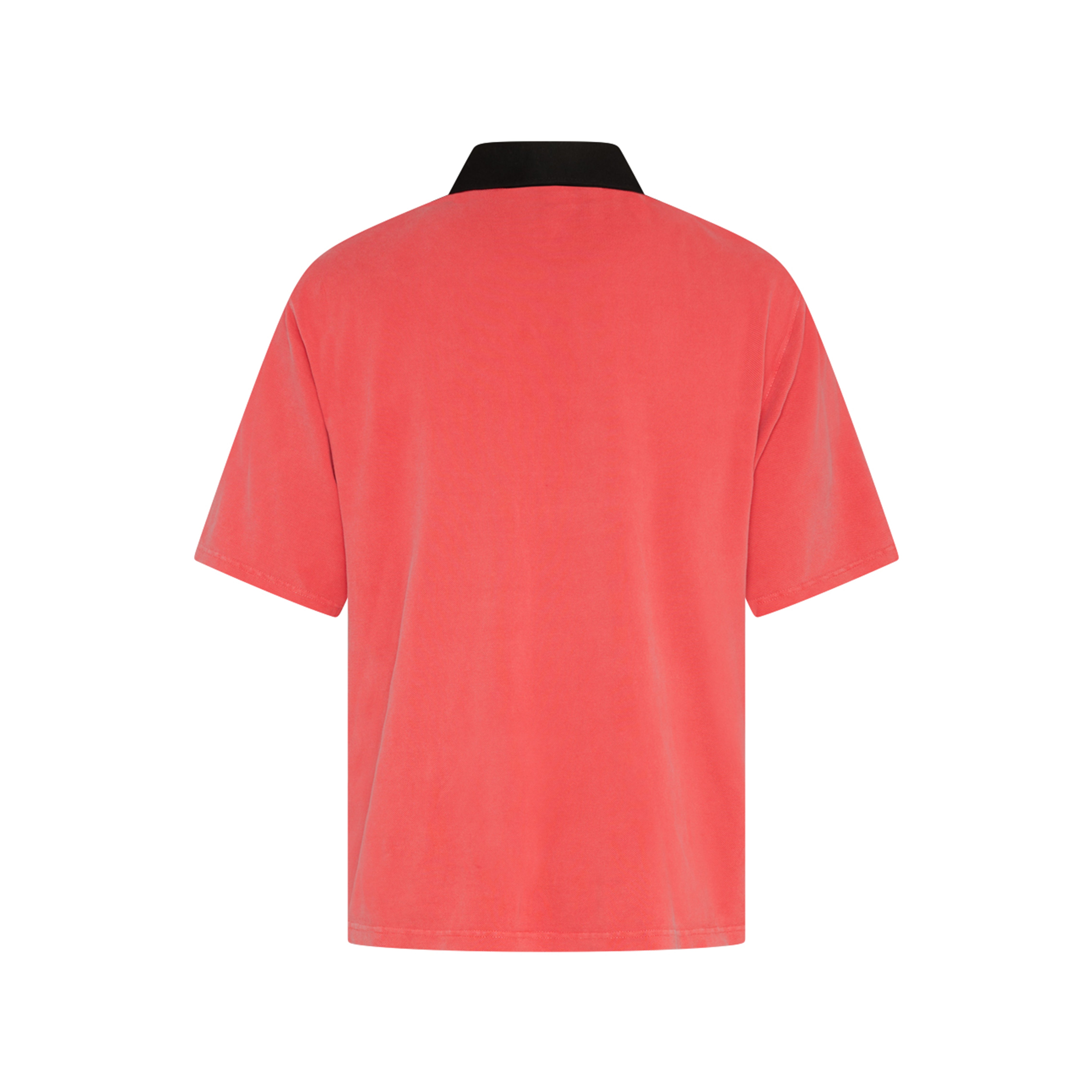 Martine Rose Oversized polo rosa cotone maniche corte
