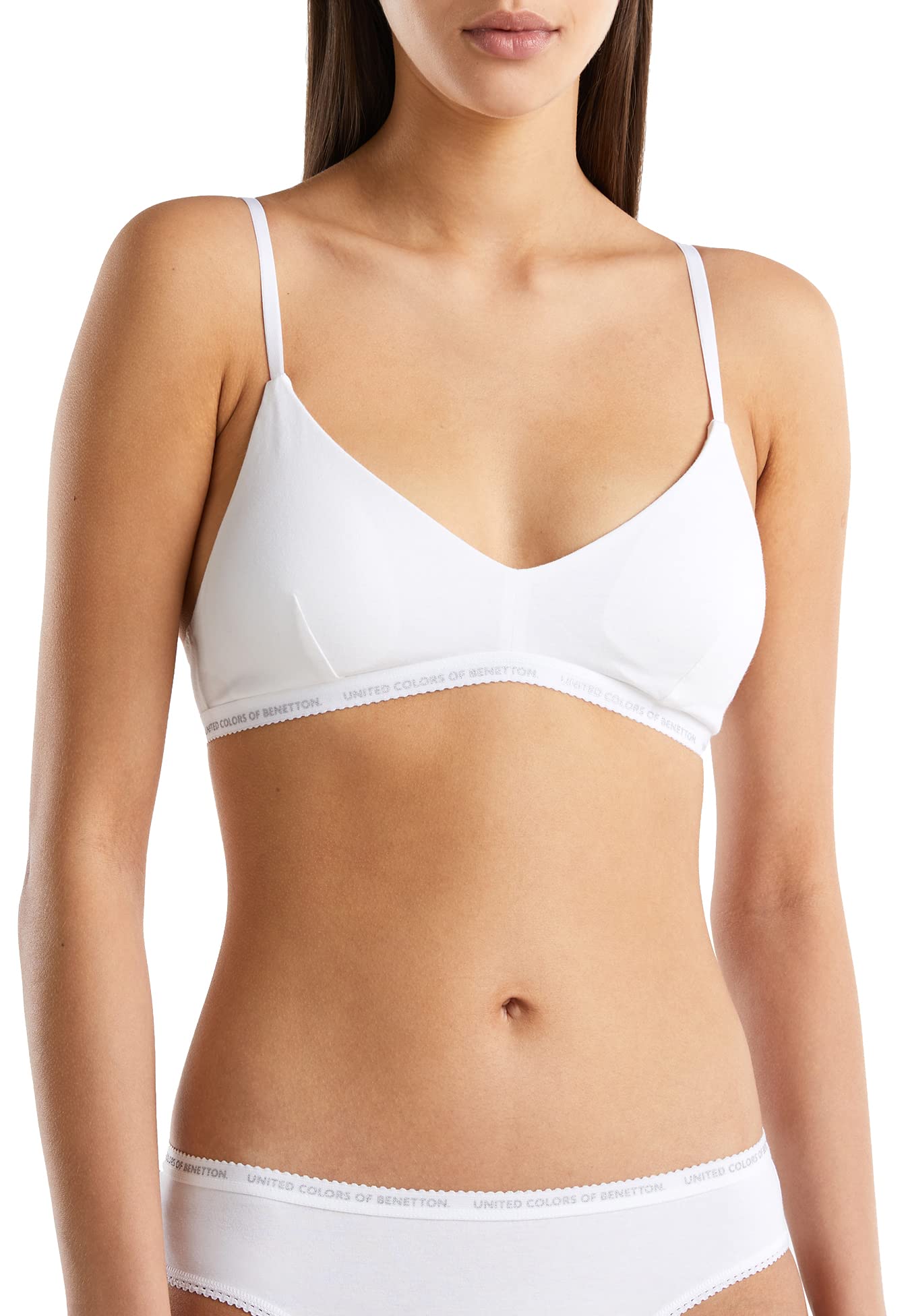 Benetton Reggiseno Imbottito Donna Intimo Cotone