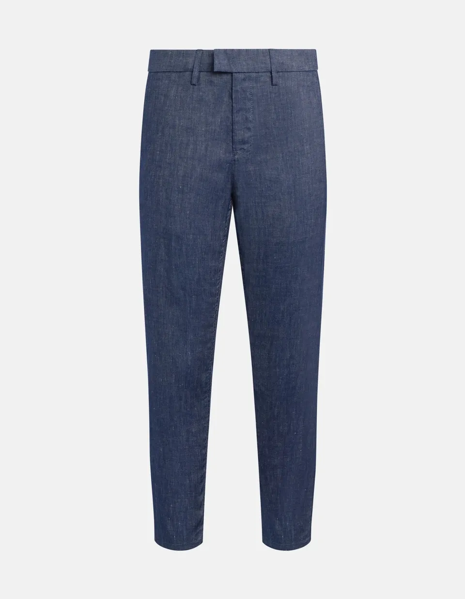 Dondup Pablo UP525 Pantalone Uomo Blu Lino Cotone