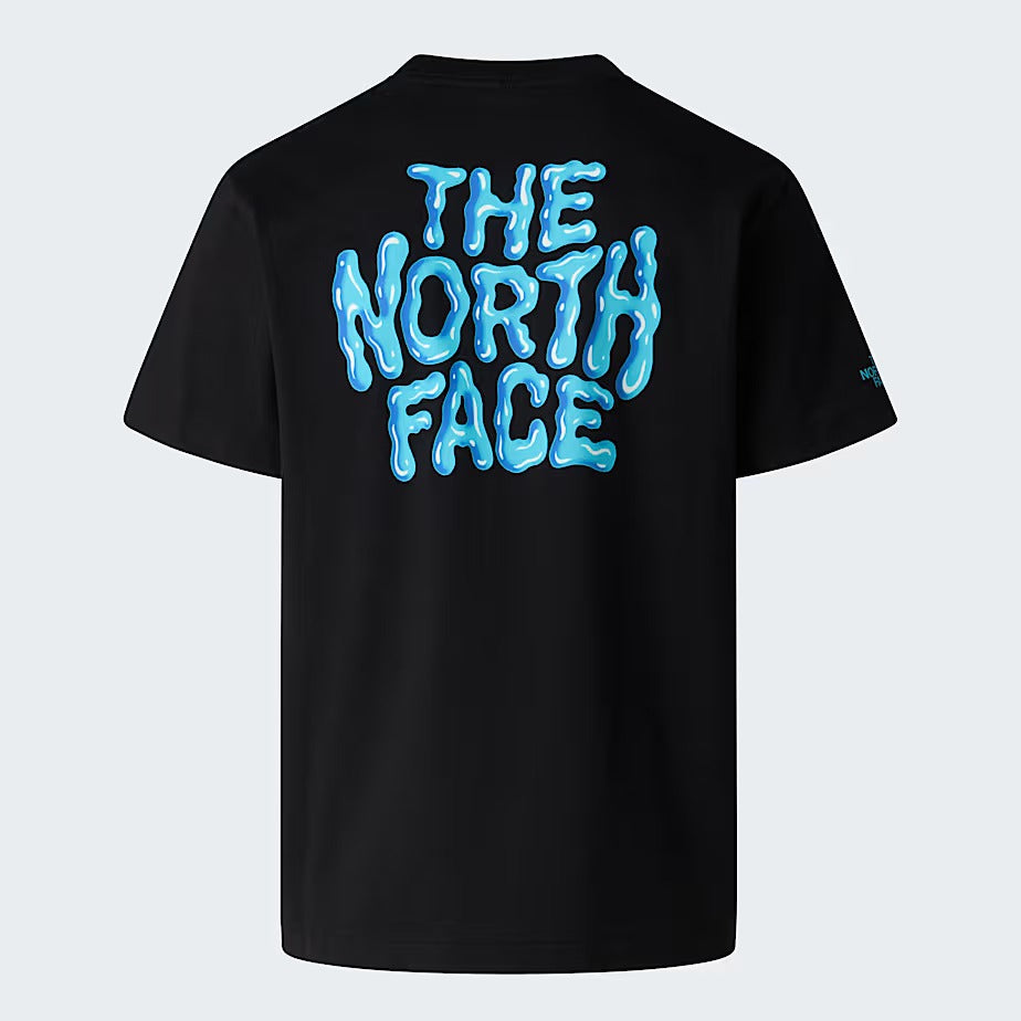 The North Face Drip Logo NF0A8GAB T-Shirt Uomo Nero Cotone