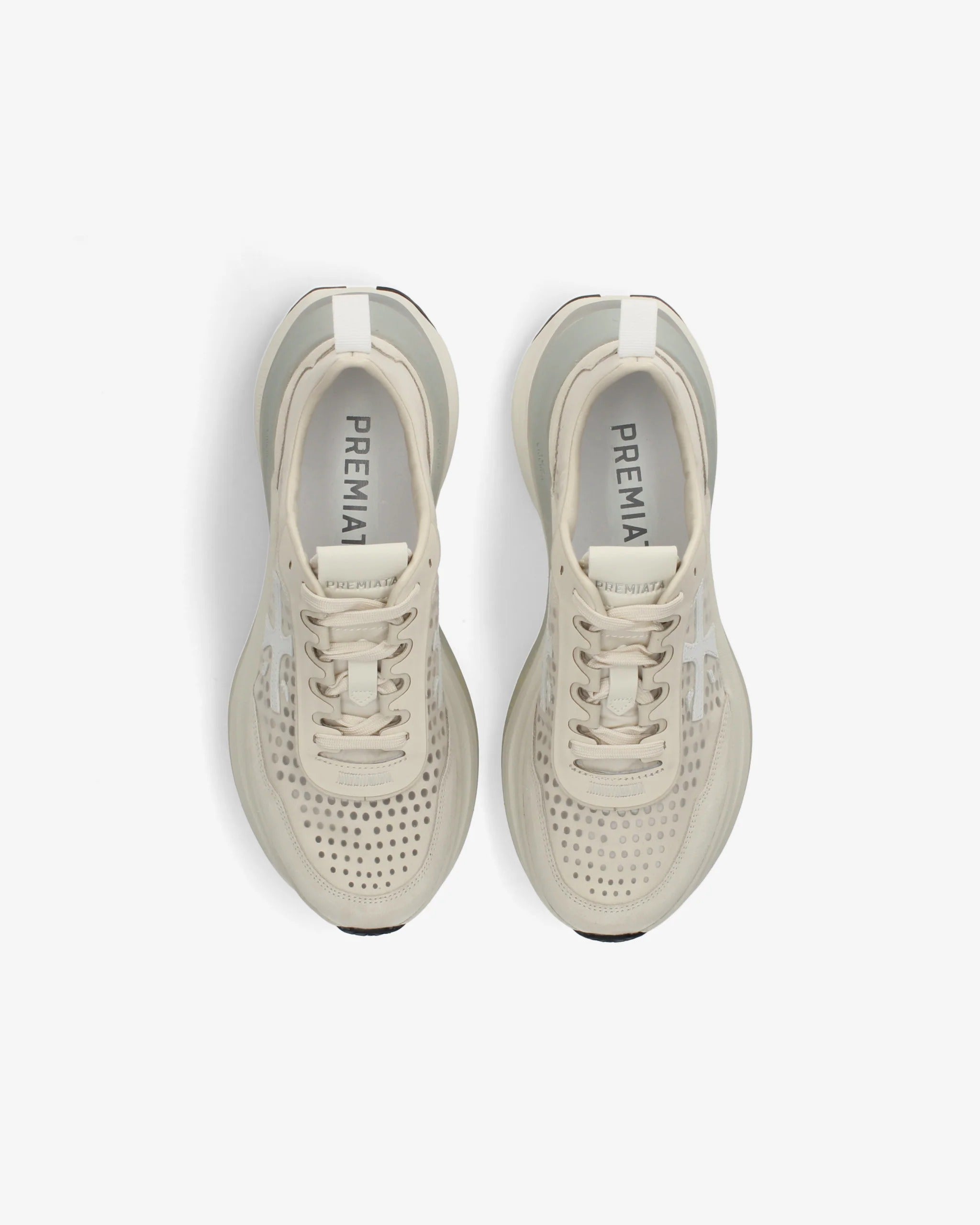 Premiata Hill 8242 Sneakers Tessuto Off White Donna