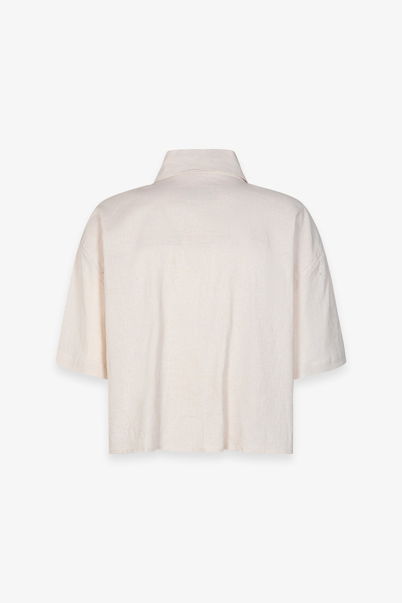 Gaelle Paris GAABW10025 Camicia Avorio Misto Lino