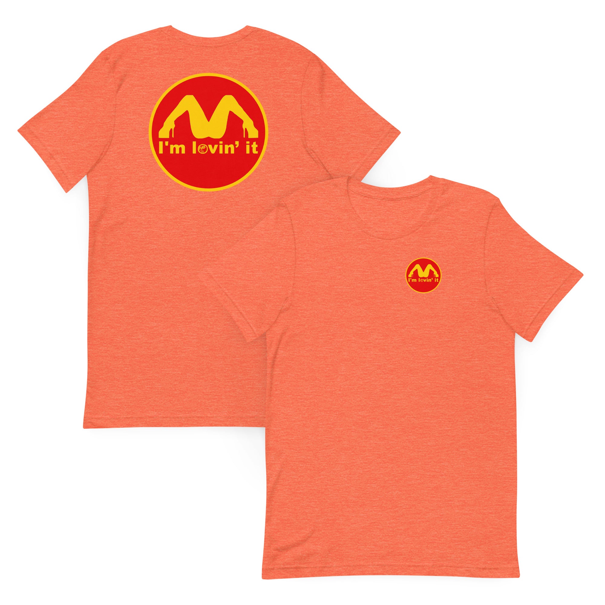 Pure Trash I'm Lovin It maglietta uomo Berry cotone