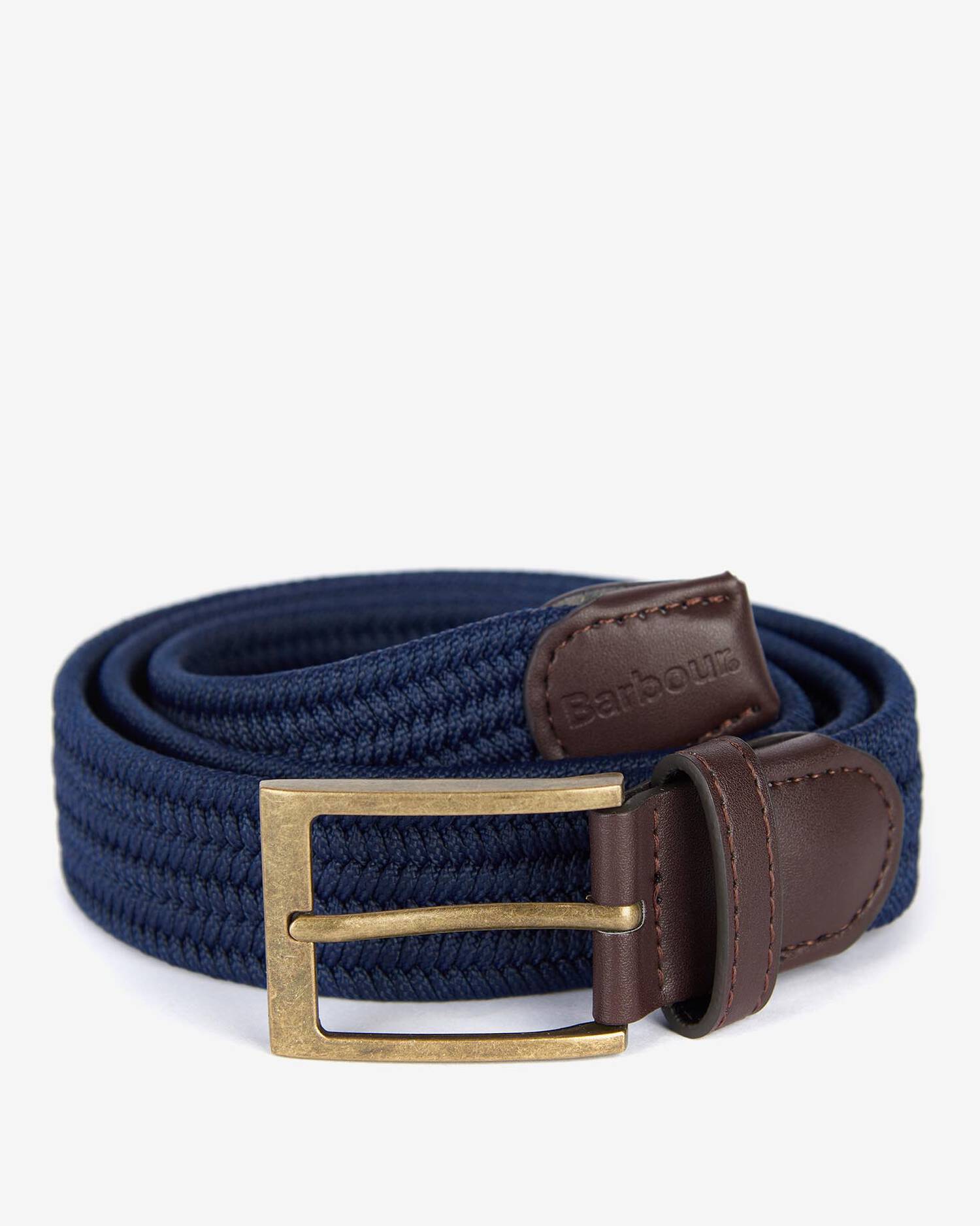 Barbour Nevis MAC0443 cintura uomo navy intreccio