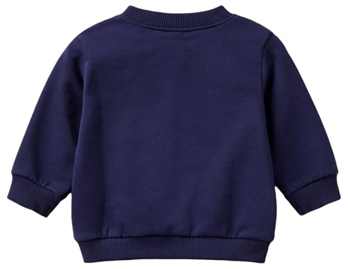 Benetton Cardigan Felpa Aperta Cuore 74 Bianco