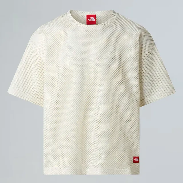 The North Face Redbox NF0A8FHH t-shirt uomo white dune mesh