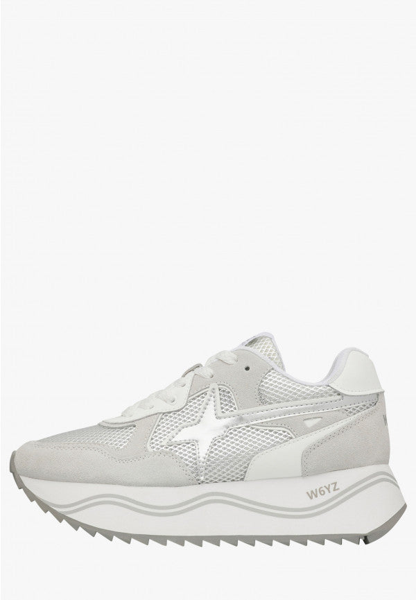 W6YZ Deva W 2017405 sneakers donna grigio argento
