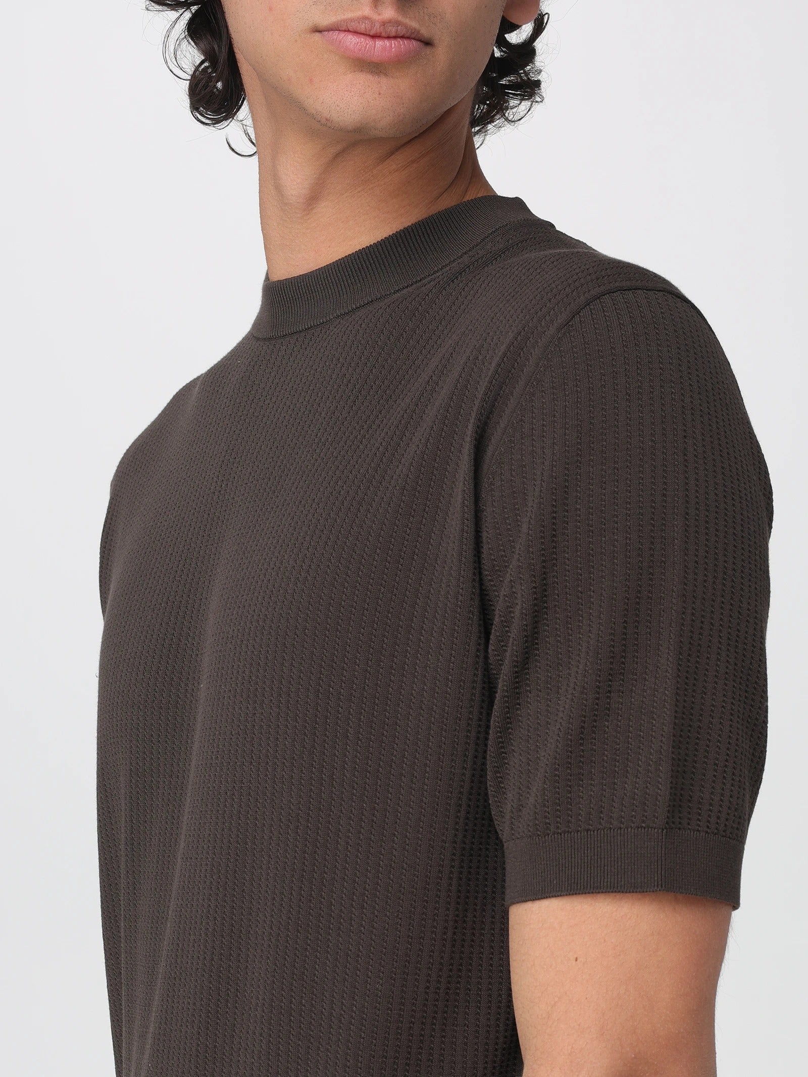 Kangra 3023 21 maglia uomo ebano puro cotone