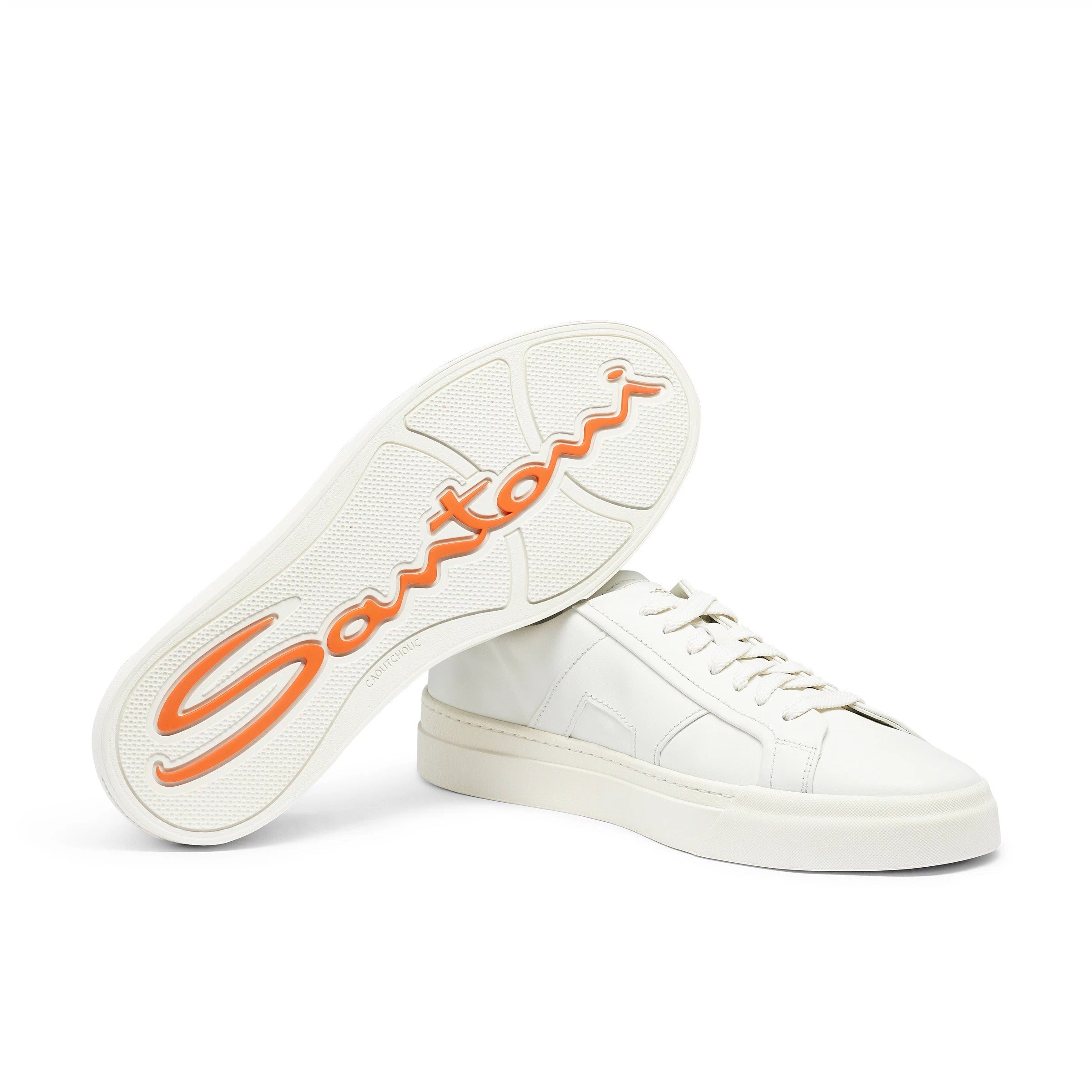 Santoni MBGT21779PNNG Sneakers pelle bianco