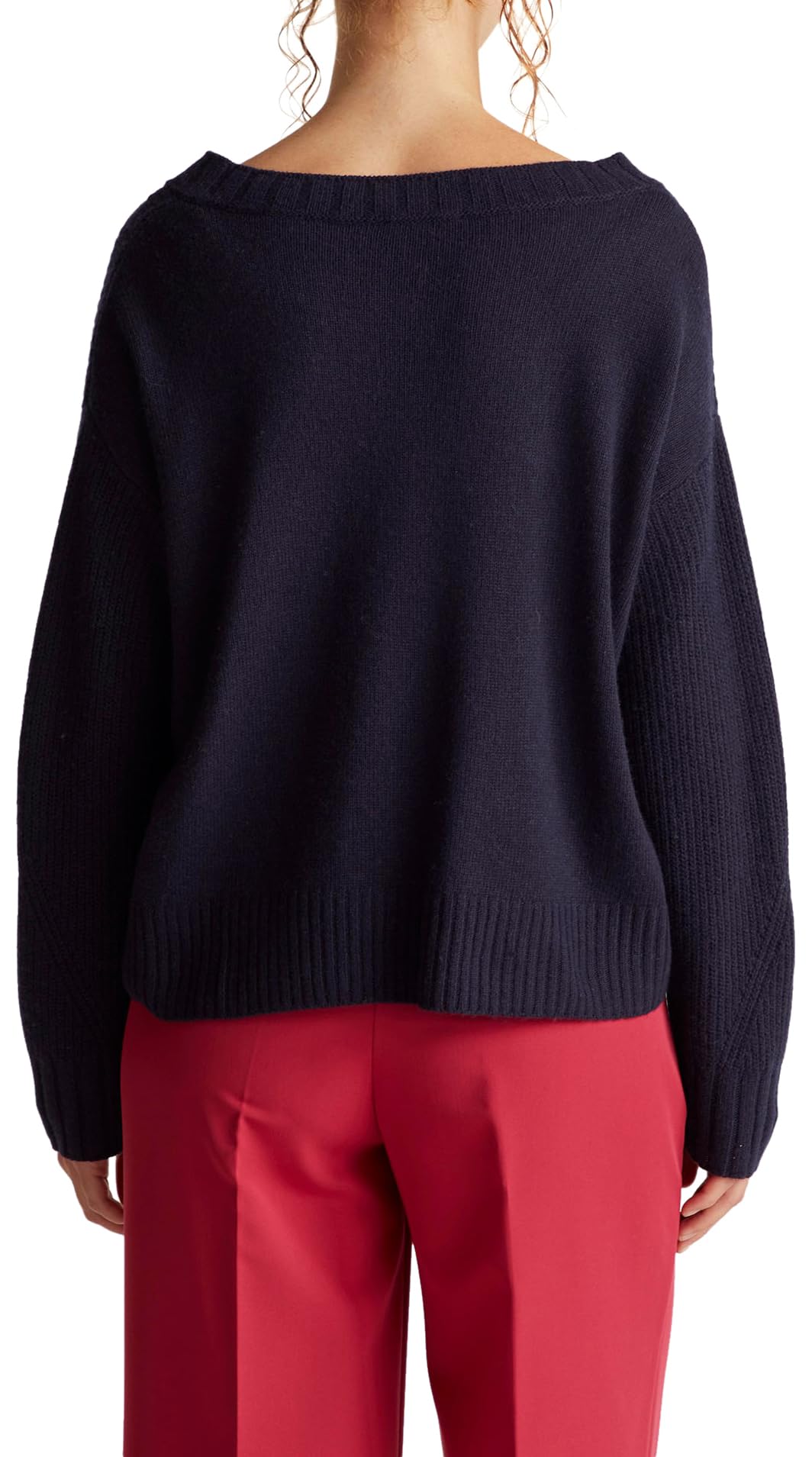 Benetton Maglieria 126wd402z Maglia Scollo V Boxy Taglia M