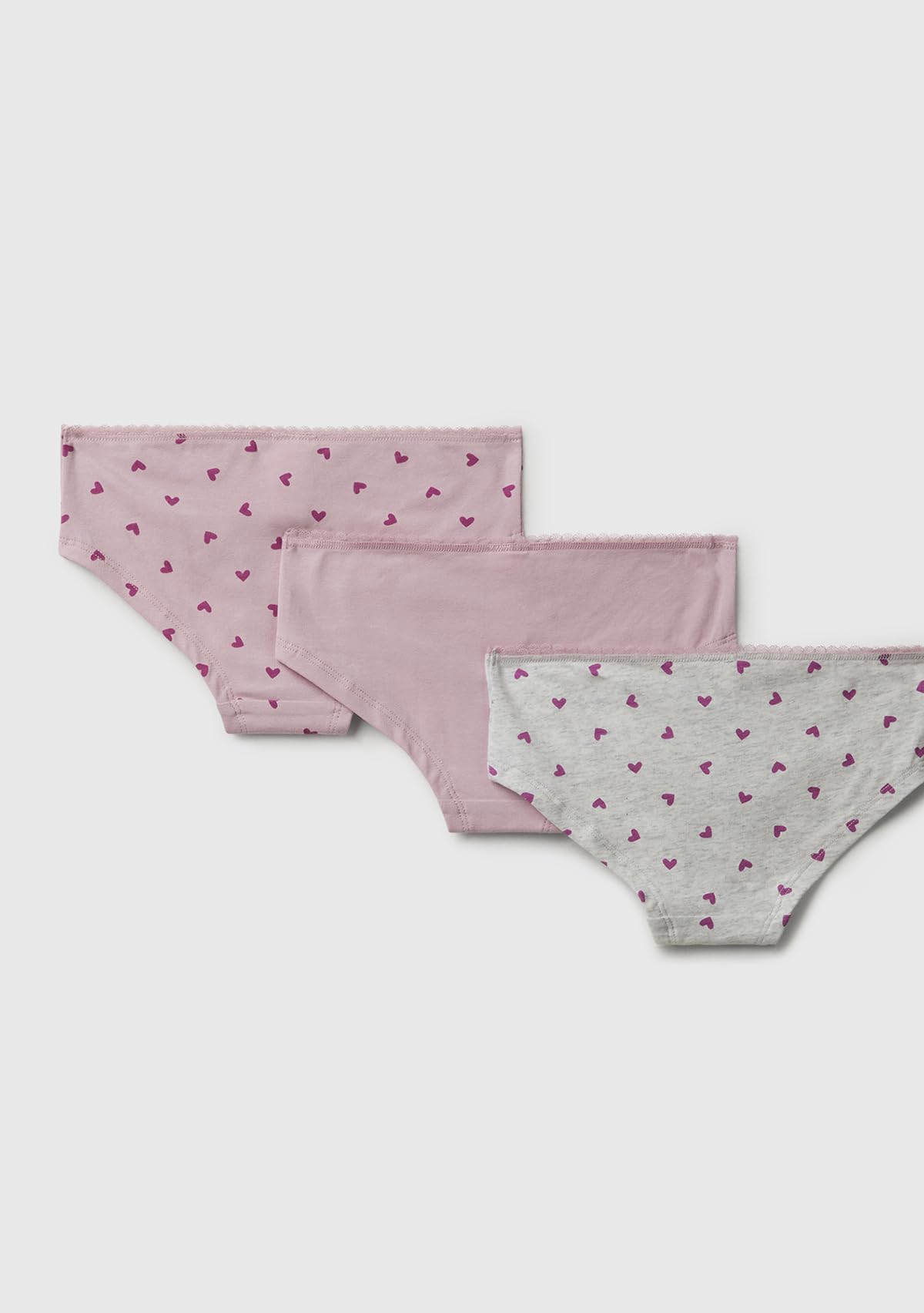 Benetton Intimo Set 3 Slip bambina culotte fantasia